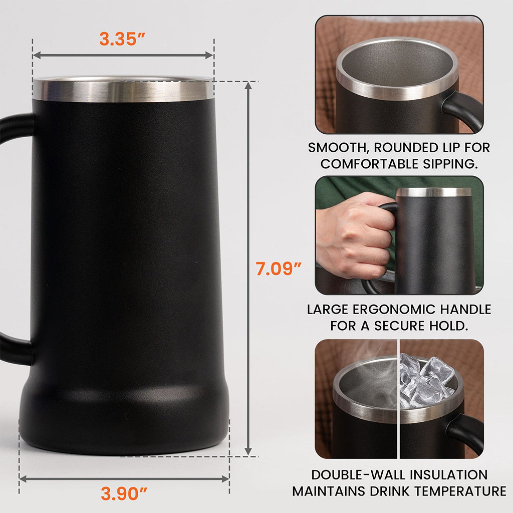 Kiffer & Raucher – Personalisierter Weed-Bierkrug