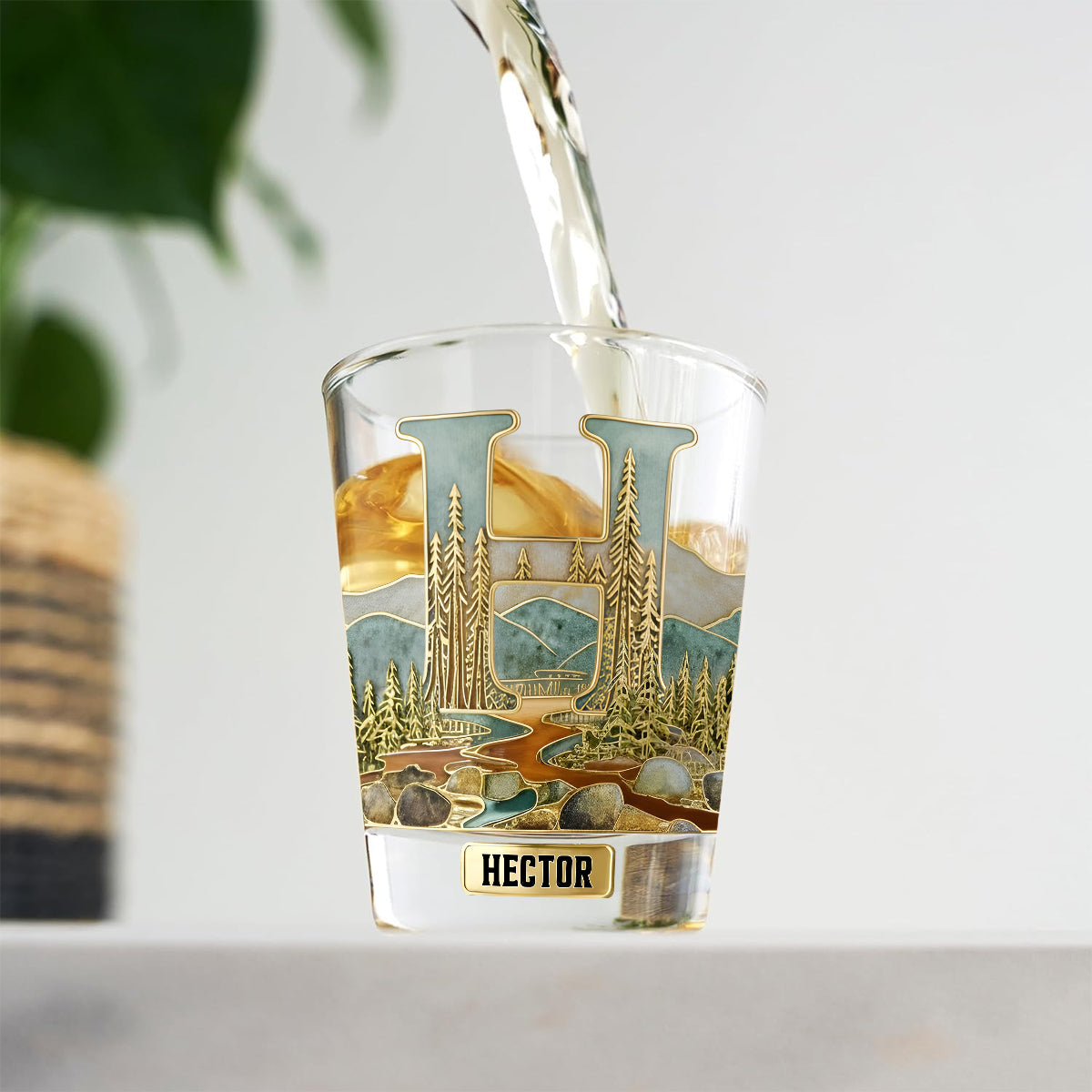 Individuell gestaltete Gläser für Whisky-, Bourbon- und Tequila-Liebhaber – Set personalisierter Whisky-Shotgläser