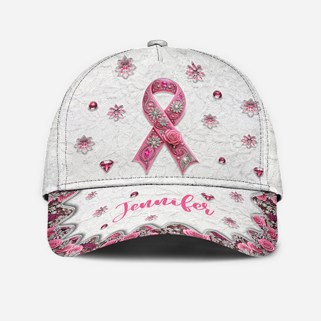 Brustkrebsbewusstsein – Personalisierte klassische Kappe zum Thema Brustkrebsbewusstsein