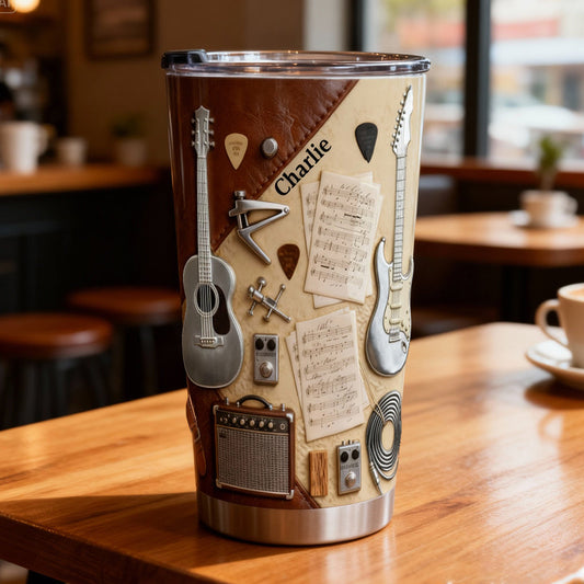 Gitarrist - Personalisierter Gitarrenbecher