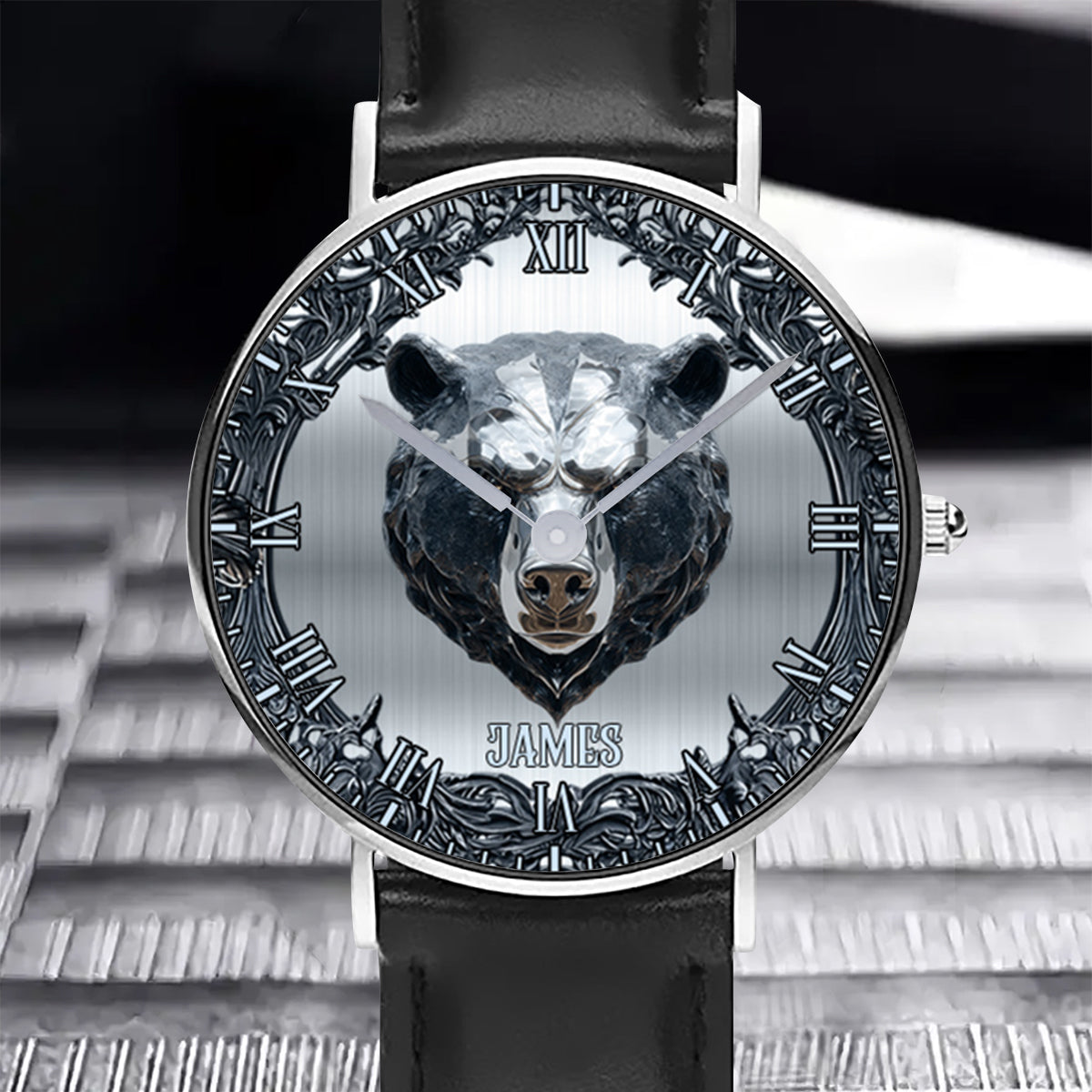 Liebe zur Jagd – Personalisierte Jagd-Handuhr