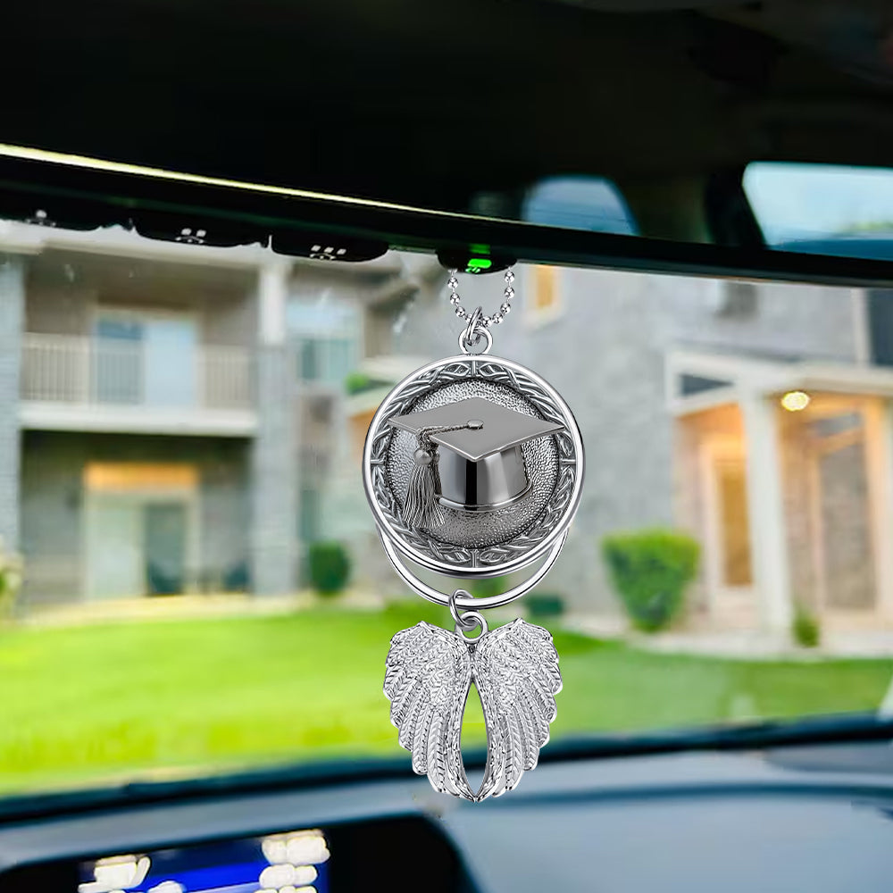 Herzlichen Glückwunsch zum Abschluss 2025 – Personalisierter Flügel-Ornament zur Graduierung