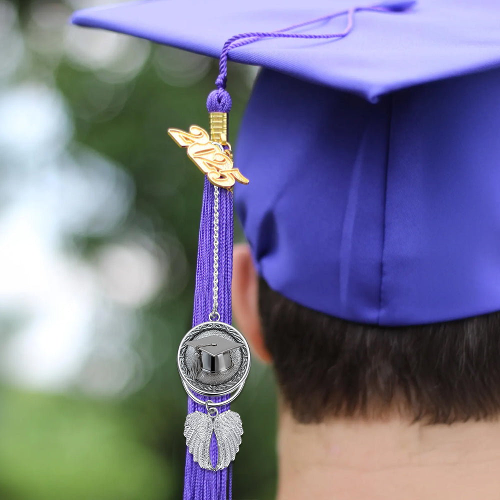 Herzlichen Glückwunsch zum Abschluss 2025 – Personalisierter Flügel-Ornament zur Graduierung