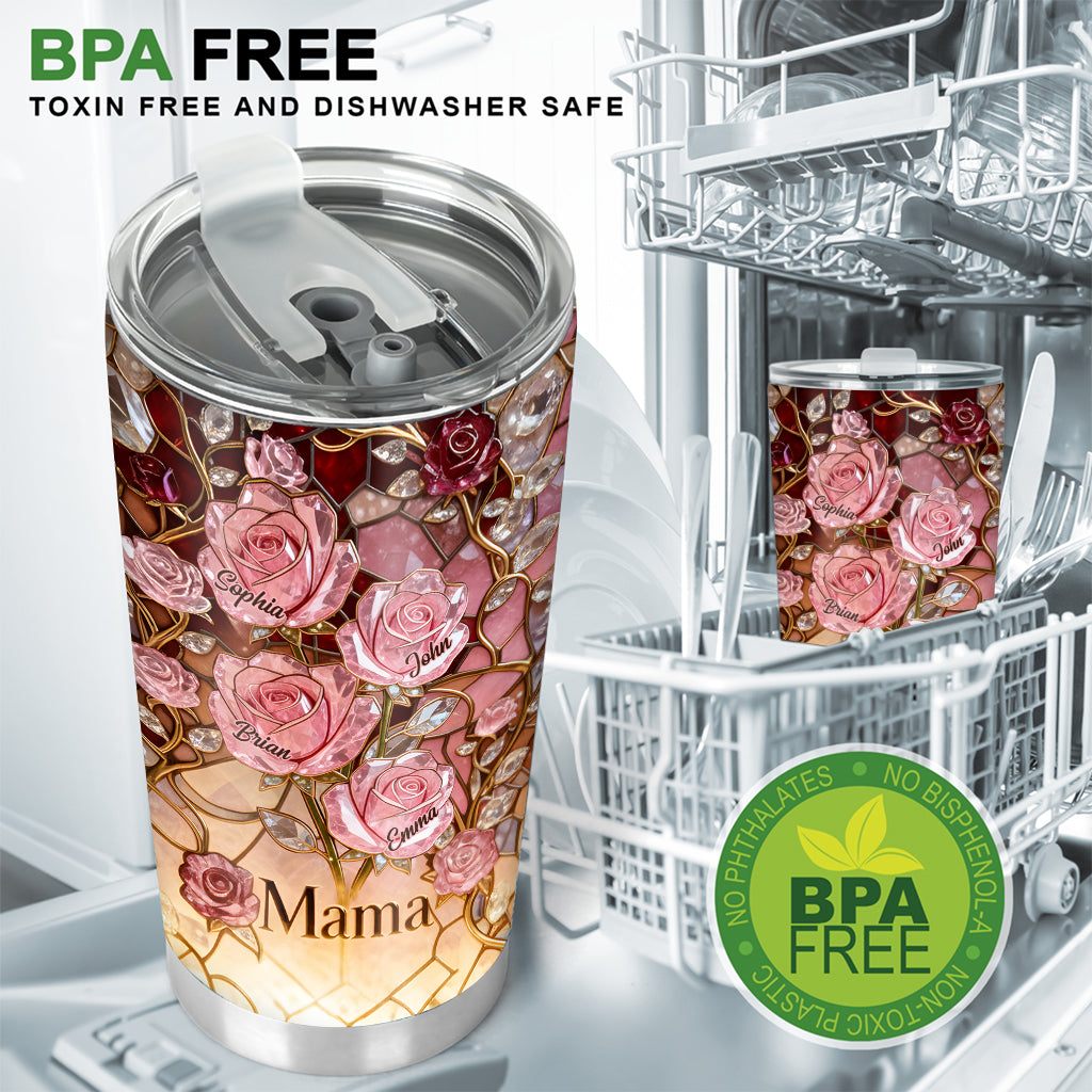 Ich liebe dich, Mama/Oma/Oma – personalisierter Mutter-Trinkbecher