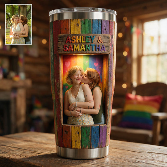 Liebe ist Liebe - Personalisierter LGBT Unterstützungsbecher