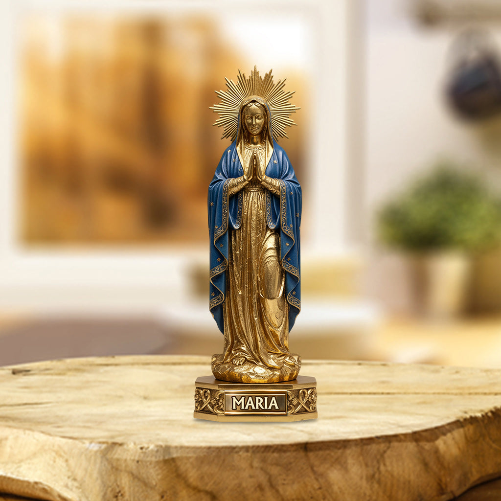 Mutter Maria – Personalisierte christliche Acrylplakette in Sonderform