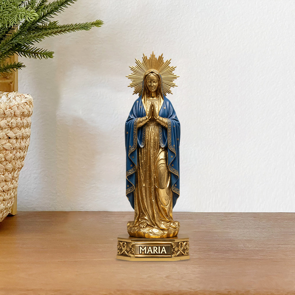 Mutter Maria – Personalisierte christliche Acrylplakette in Sonderform