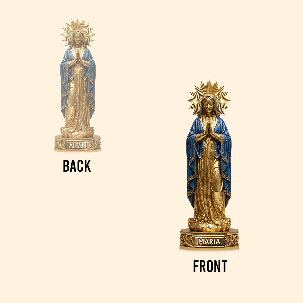 Mutter Maria – Personalisierte christliche Acrylplakette in Sonderform