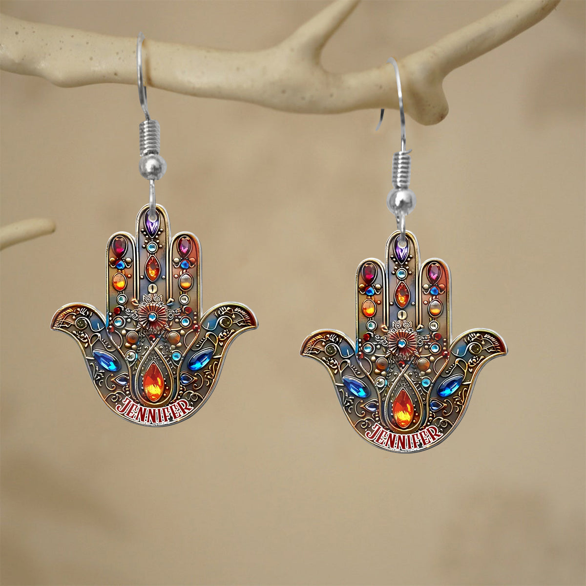 Innere Ruhe – personalisierte Yoga-Ohrringe