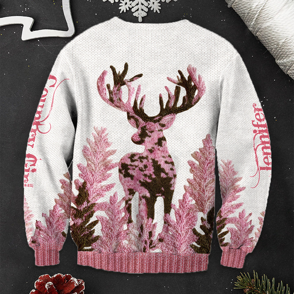 Country Girl - Personalized Hunting Ugly Sweater