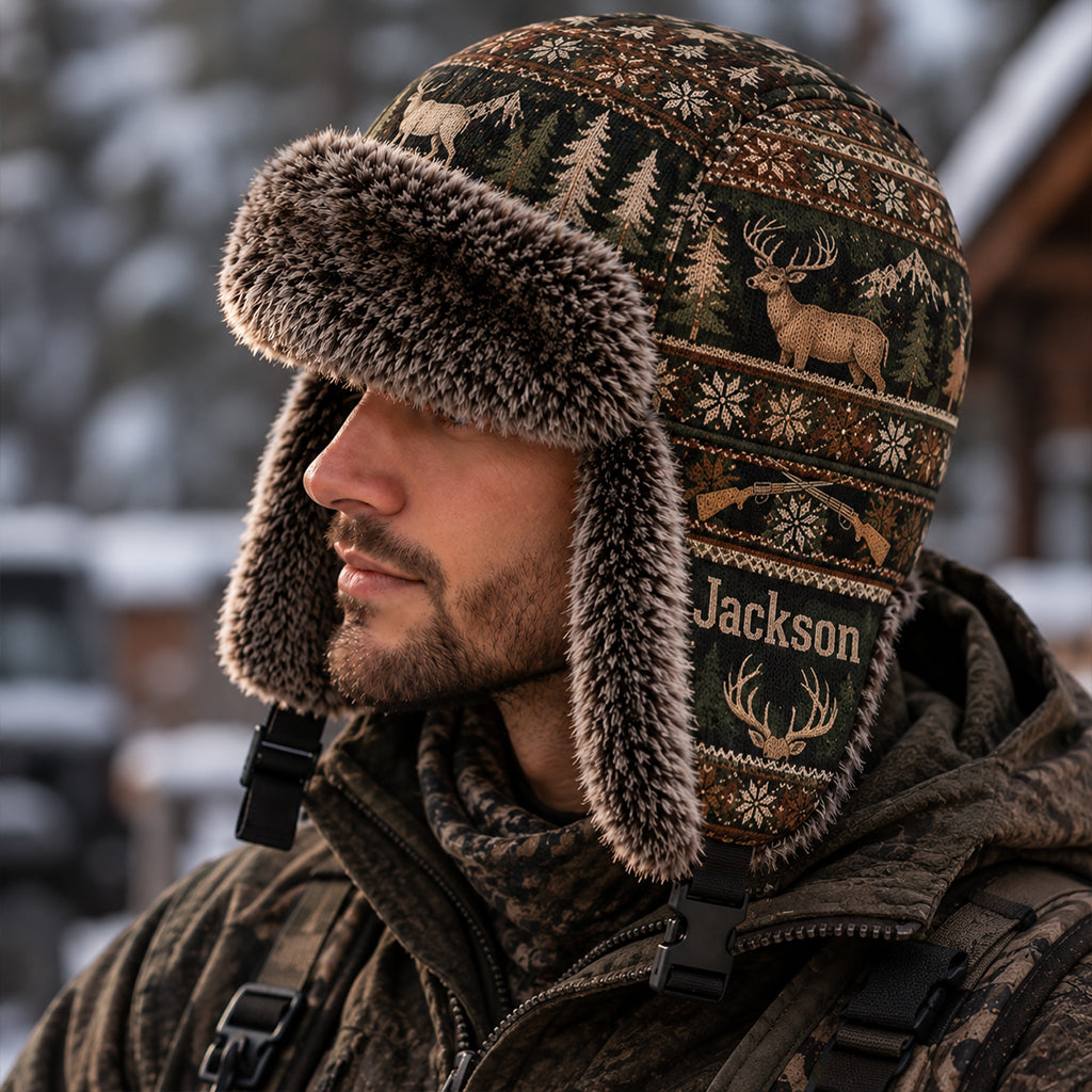 Born To Hunt - Personalized Hunting Trapper Hat