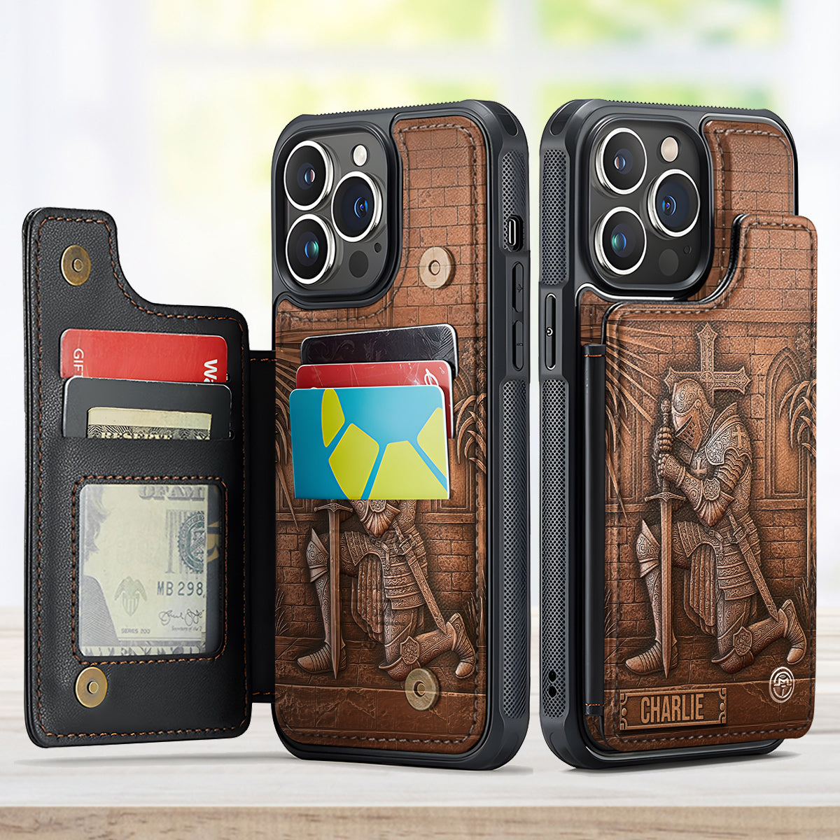 Ritter Gottes – Personalisierte christliche Handyhülle mit Volldruck