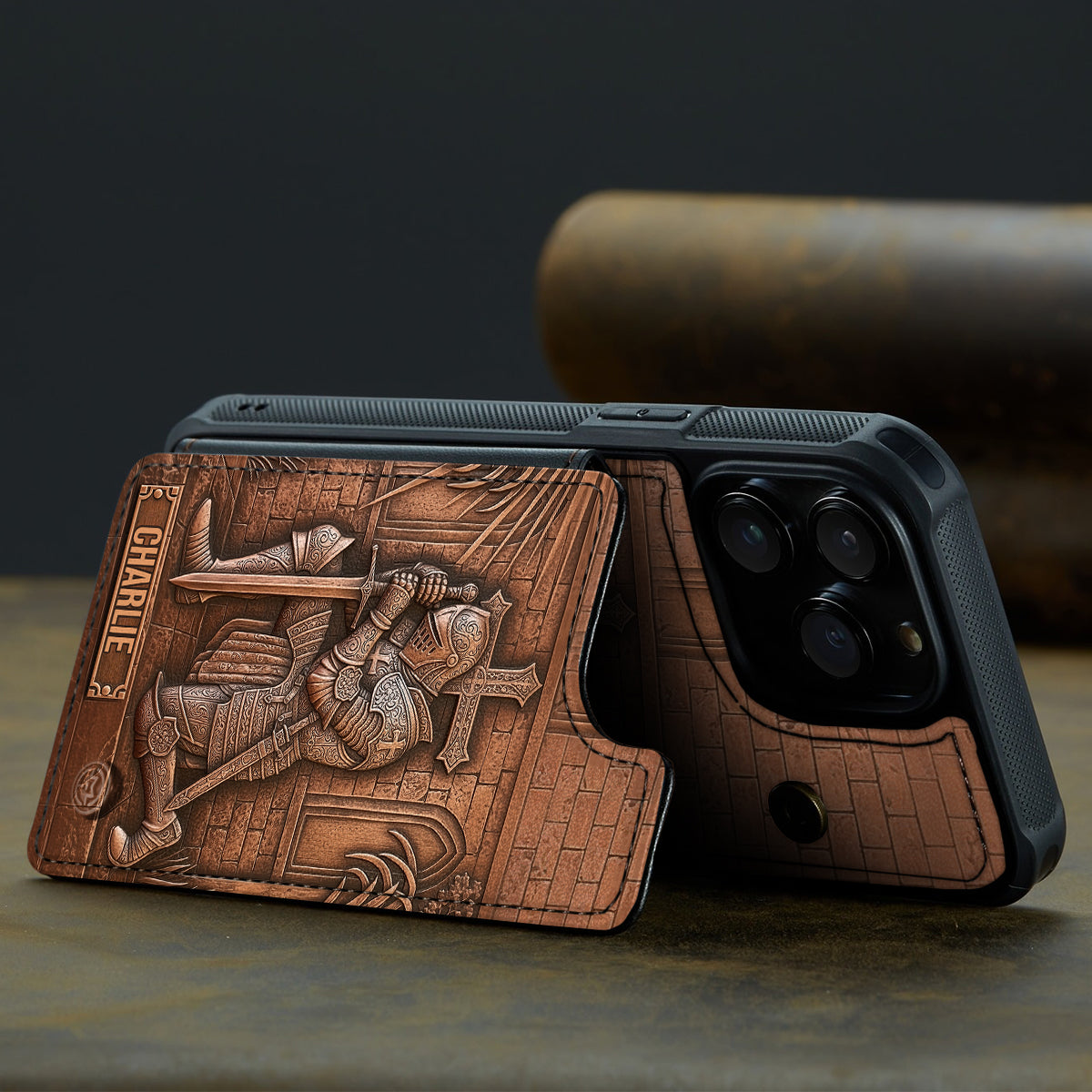 Ritter Gottes – Personalisierte christliche Handyhülle mit Volldruck