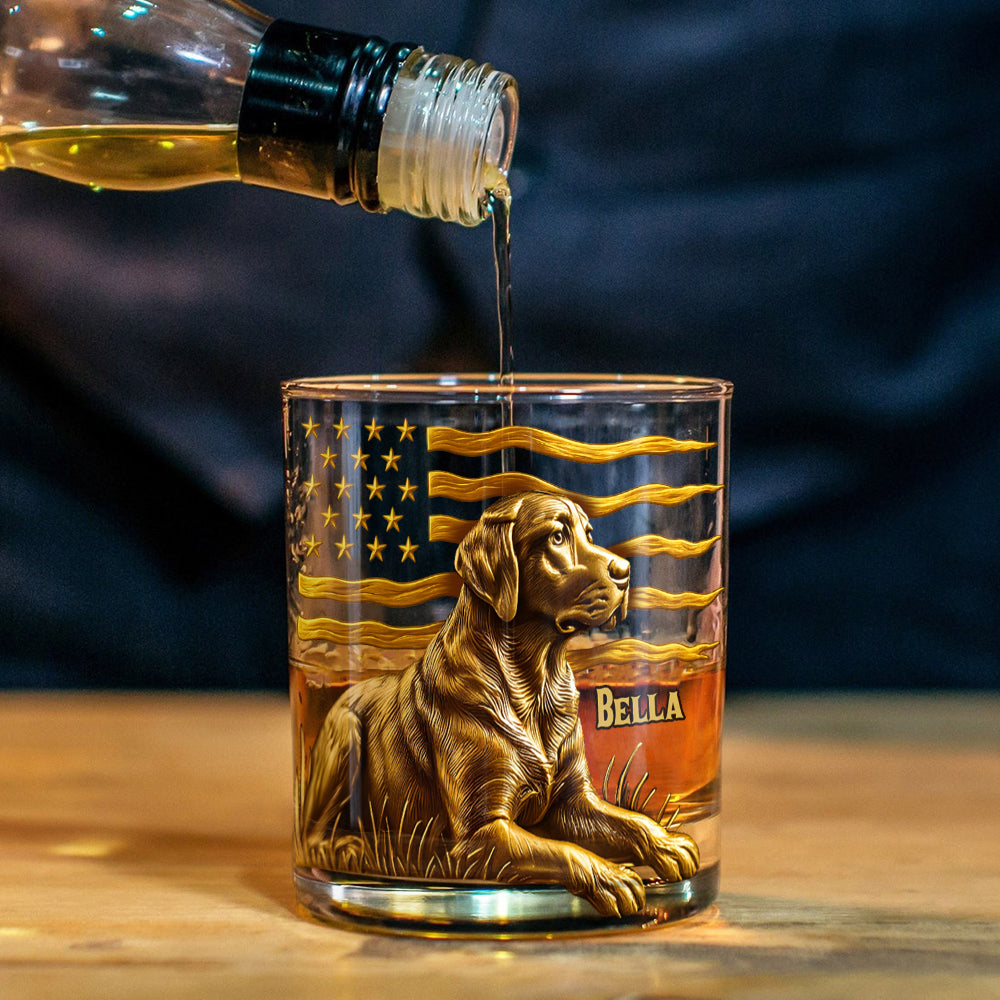 Personalisiertes Hunde-Whiskyglas – Geschenk für Hundeliebhaber, passend für alle Hunderassen