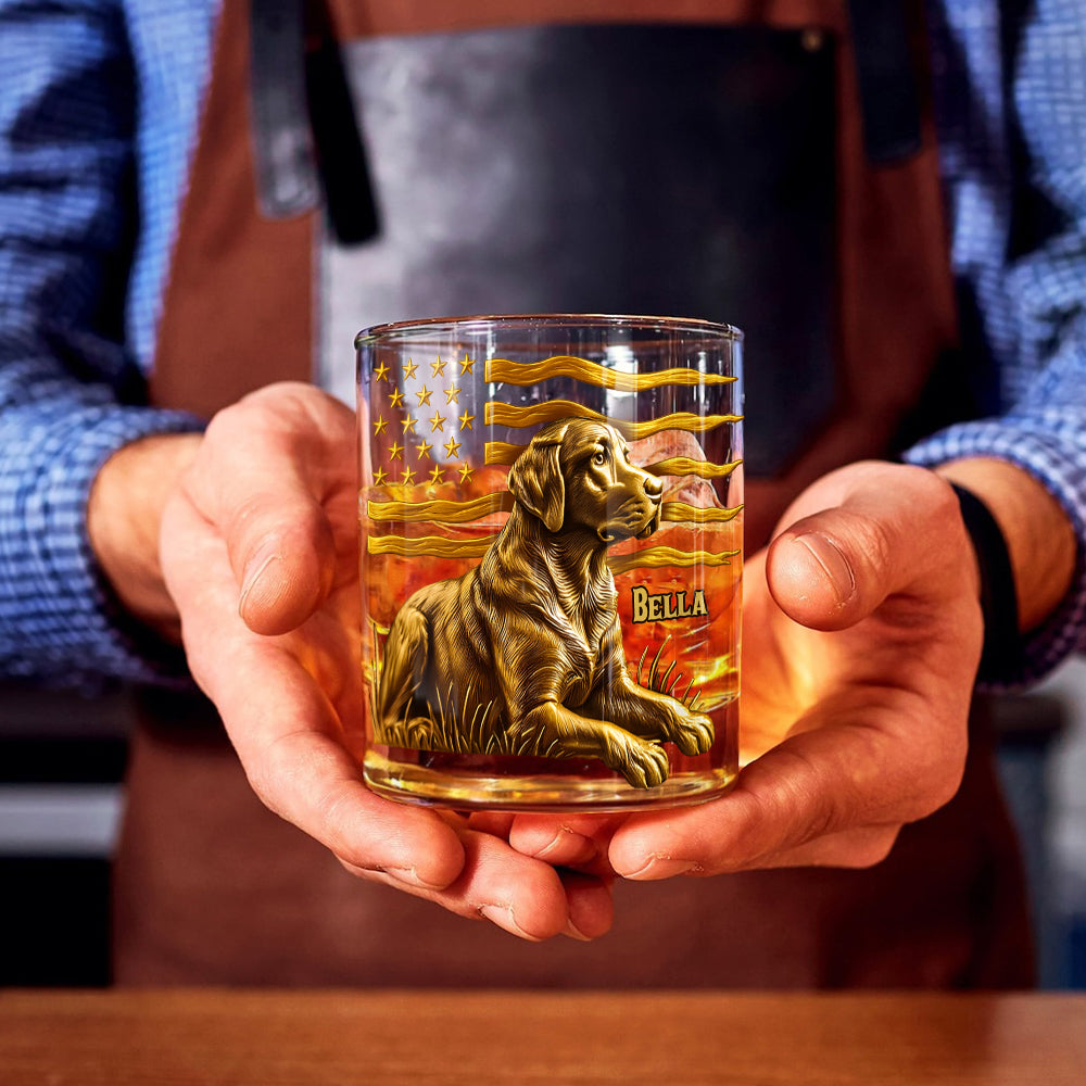 Personalisiertes Hunde-Whiskyglas – Geschenk für Hundeliebhaber, passend für alle Hunderassen