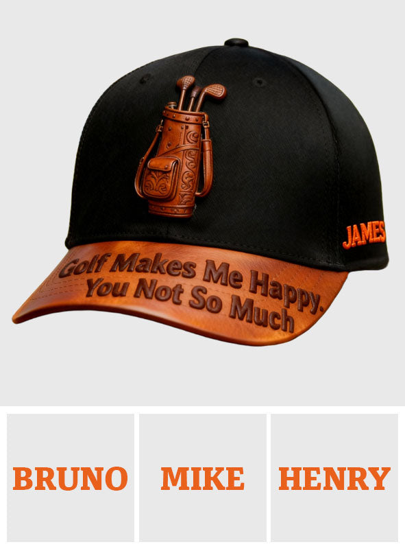 Golf macht mich glücklich – Personalisierte Golf Classic Cap