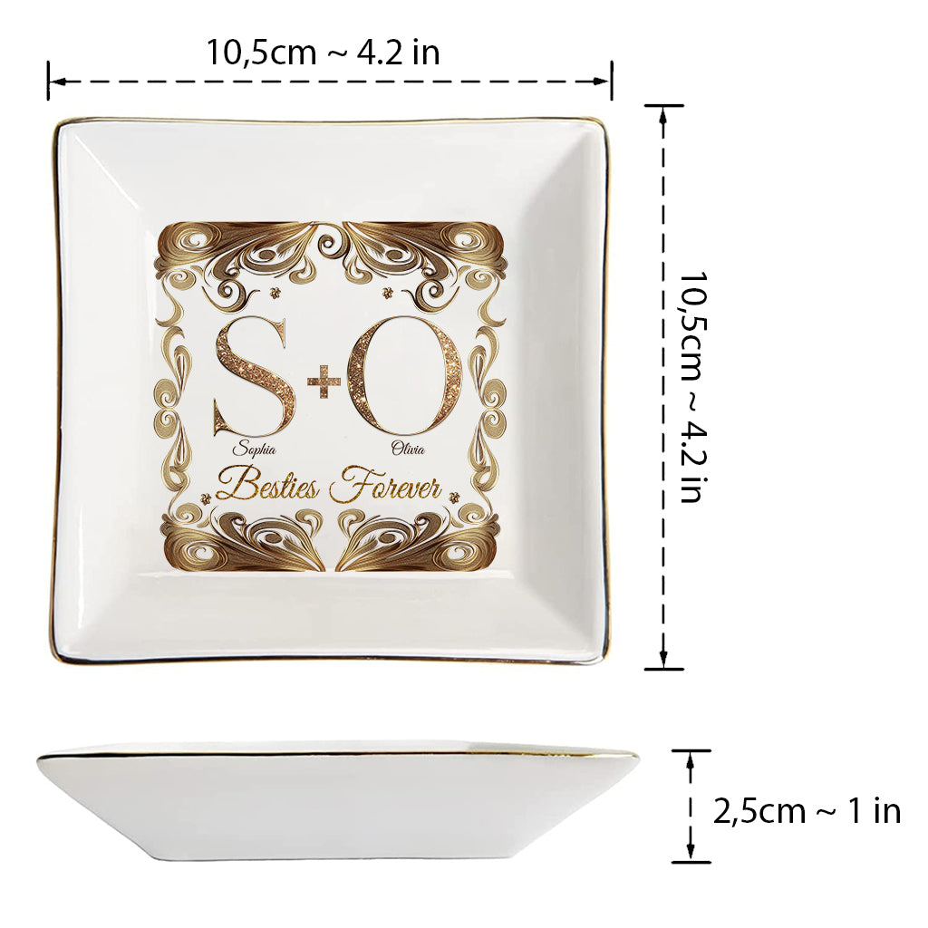 Besties Forever - Personalized Bestie Jewelry Dish