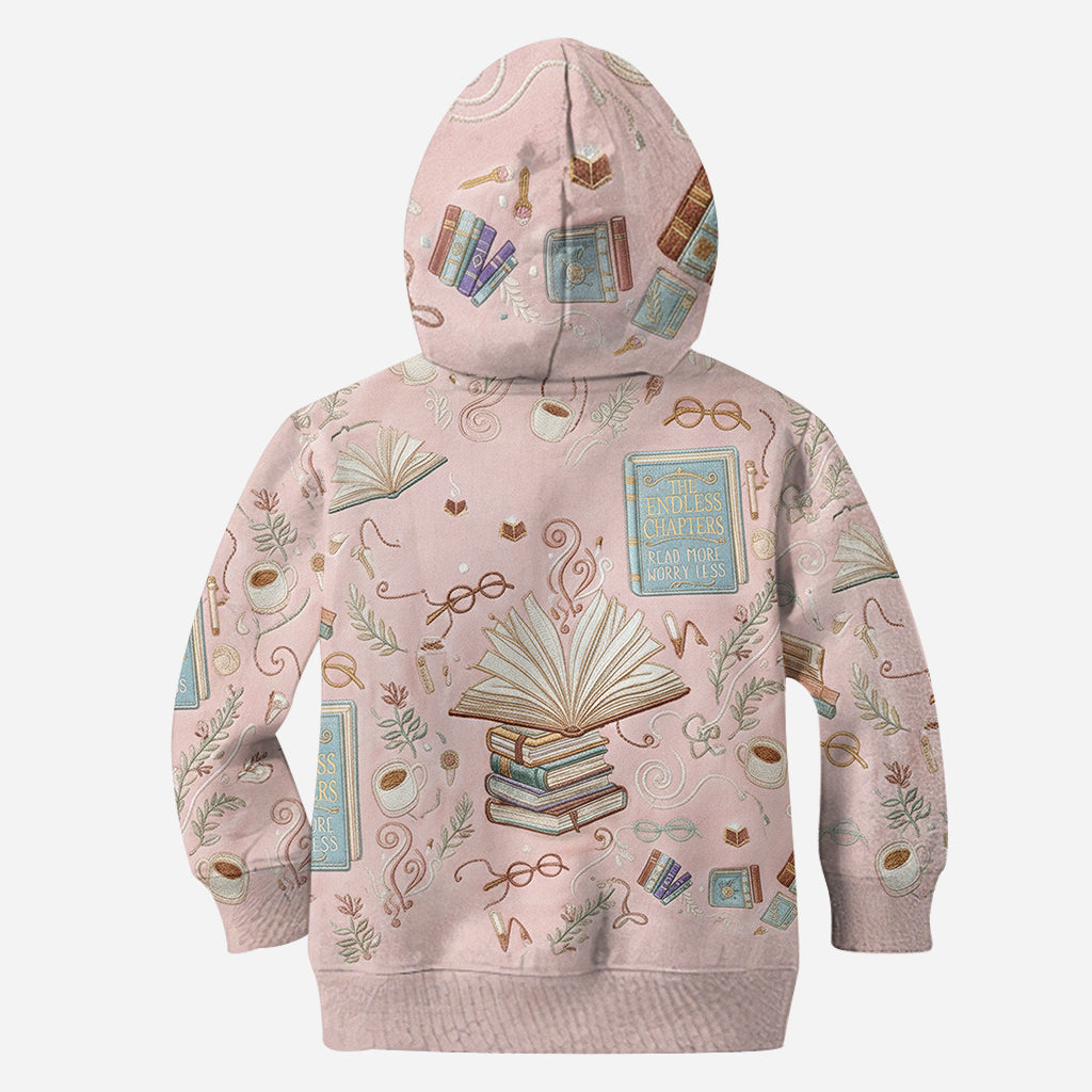 Einfach ein Mädchen, das Bücher liebt – personalisierter Buch-Hoodie und Leggings