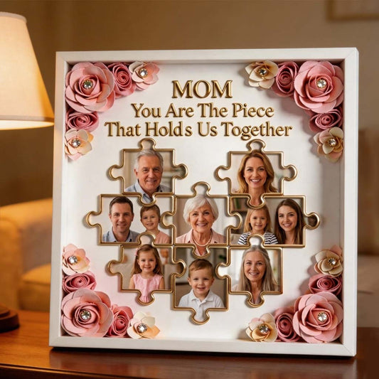 Gift For Mother/ Grandma/ Nana... Custom Birthmonth Flower - Personalized Mother Custom Shaped Acrylic Plaque