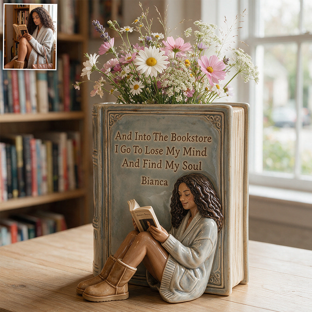 Book Lovers - Personalized Book Acrylic Pot