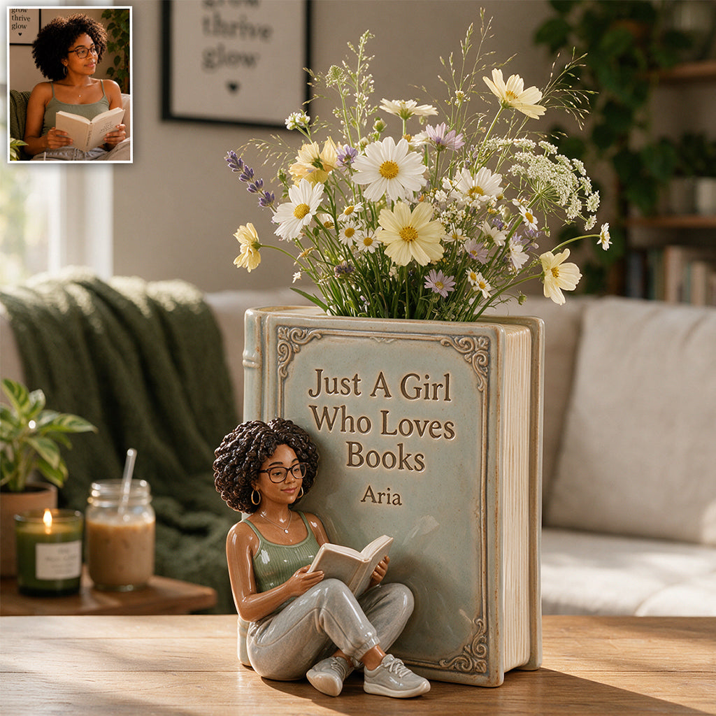 Book Lovers - Personalized Book Acrylic Pot