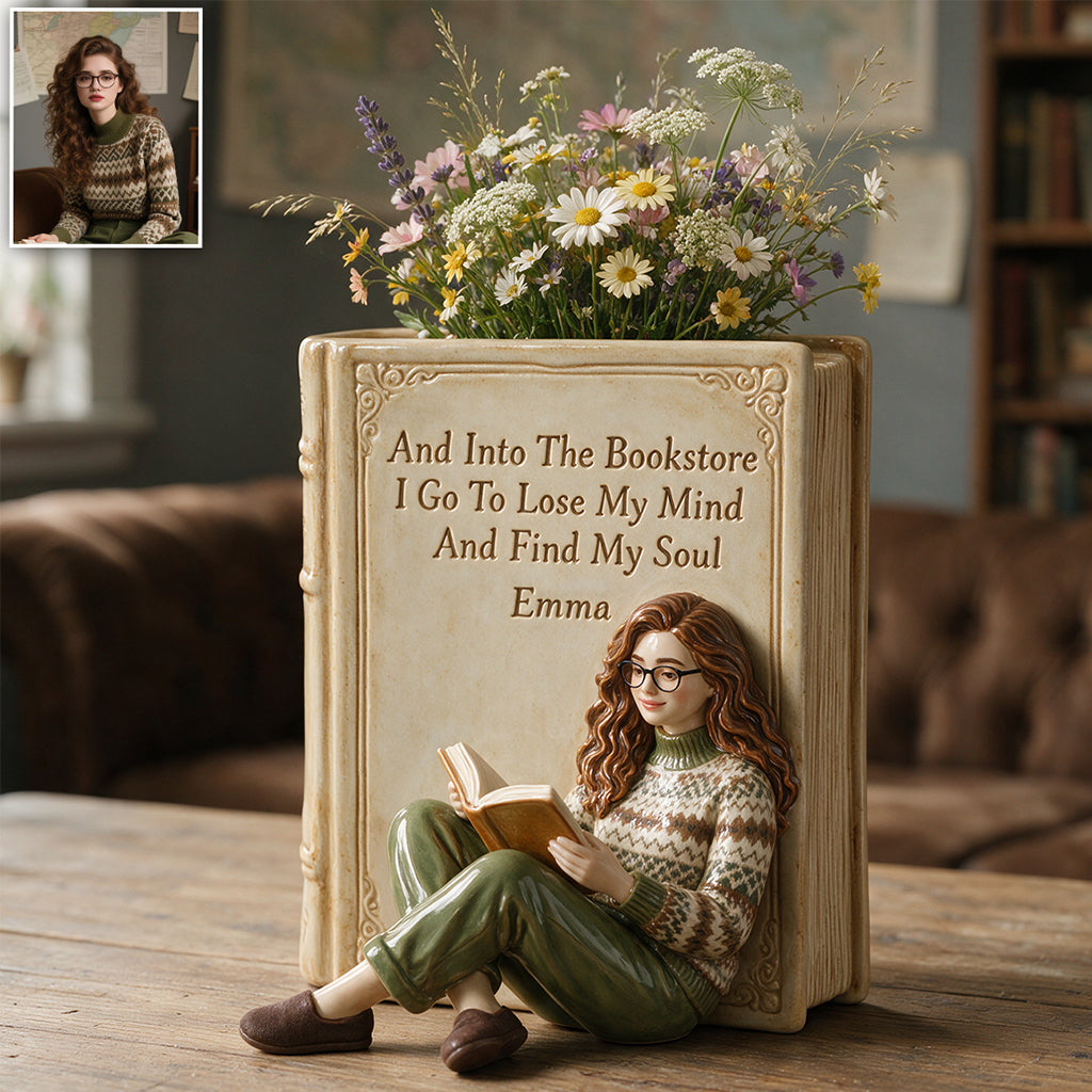 Book Lovers - Personalized Book Acrylic Pot