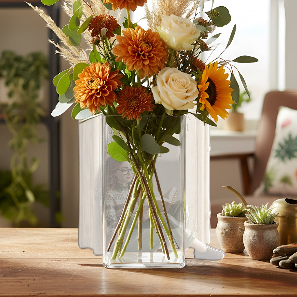 Book Lovers - Personalized Book Acrylic Pot