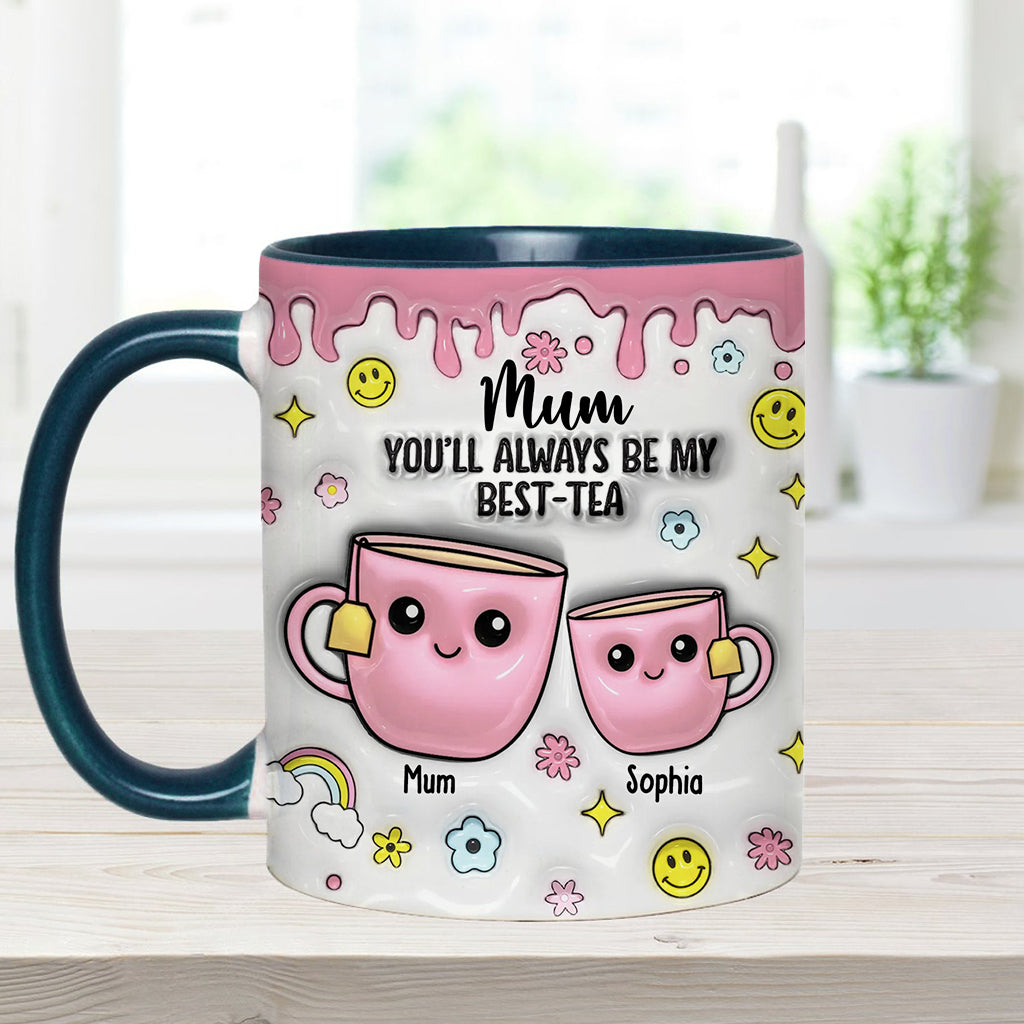 Mama, du wirst immer meine Beste sein – personalisierte Tasse mit Muttermotiv