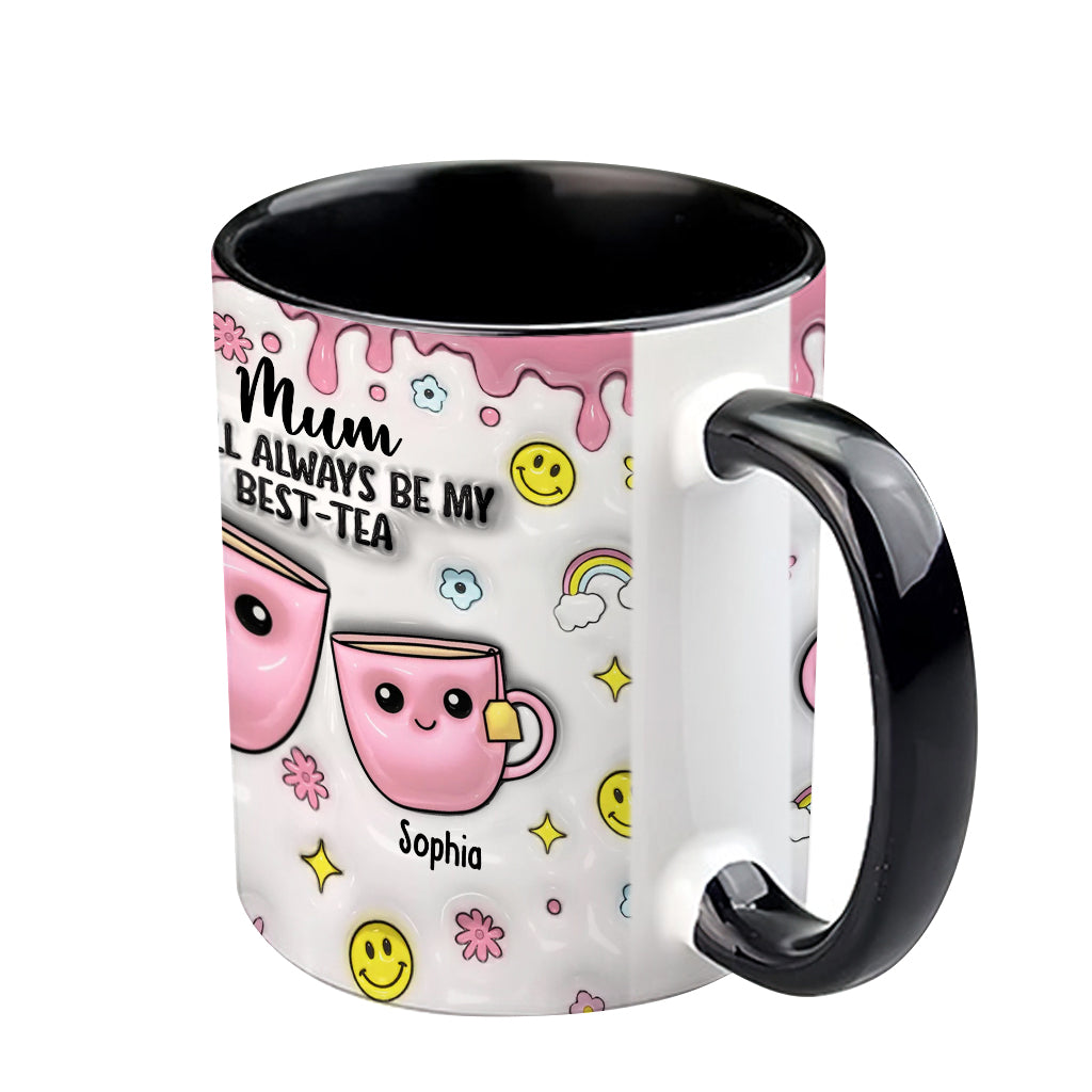 Mama, du wirst immer meine Beste sein – personalisierte Tasse mit Muttermotiv