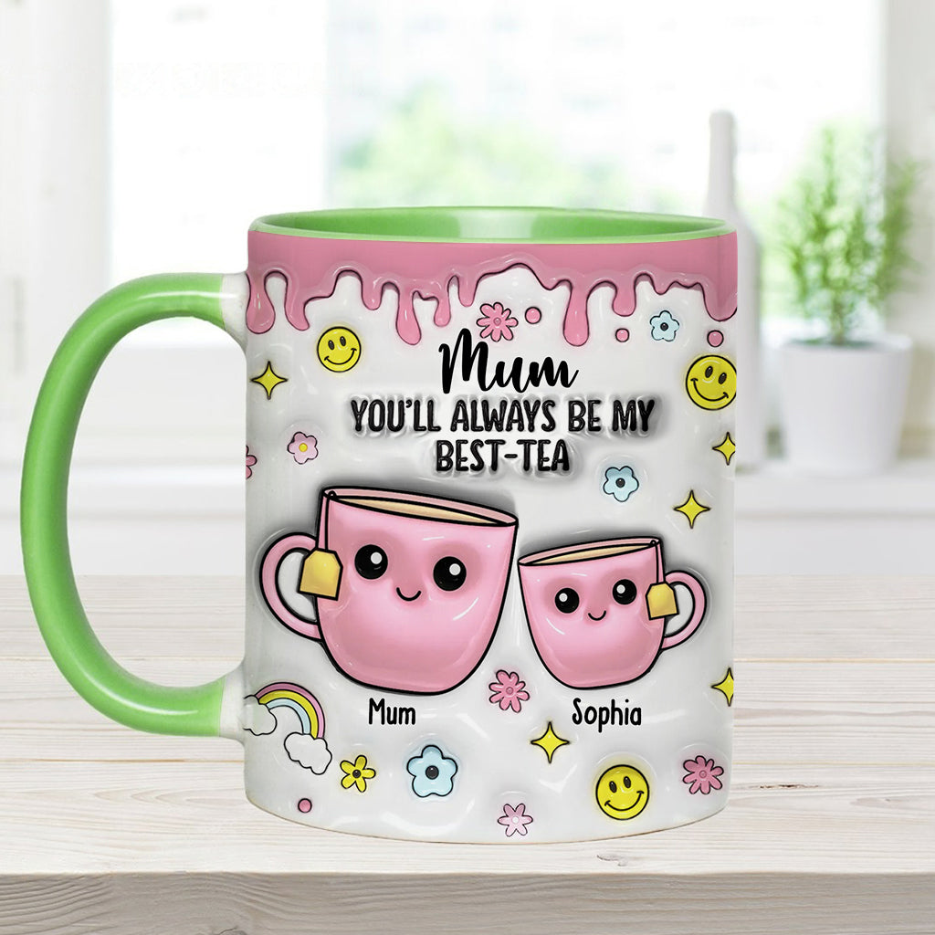 Mama, du wirst immer meine Beste sein – personalisierte Tasse mit Muttermotiv