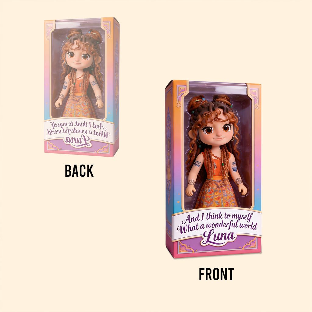 Hippie Soul – Personalisierte Acrylplakette in Hippie-Form