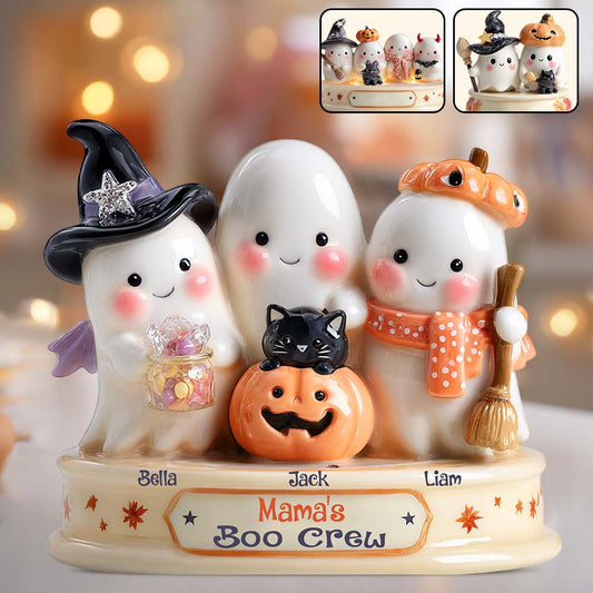 Boo Crew – Personalisierte Acrylplakette in Sonderform für Oma