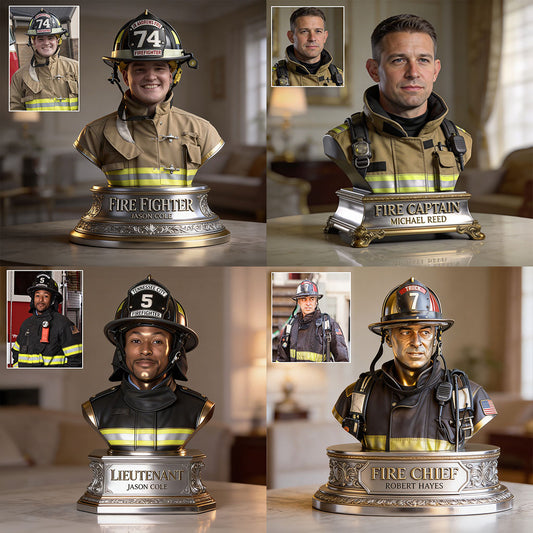 Personalisierte Foto - Individuelle Feuerwehr Acrylplakette