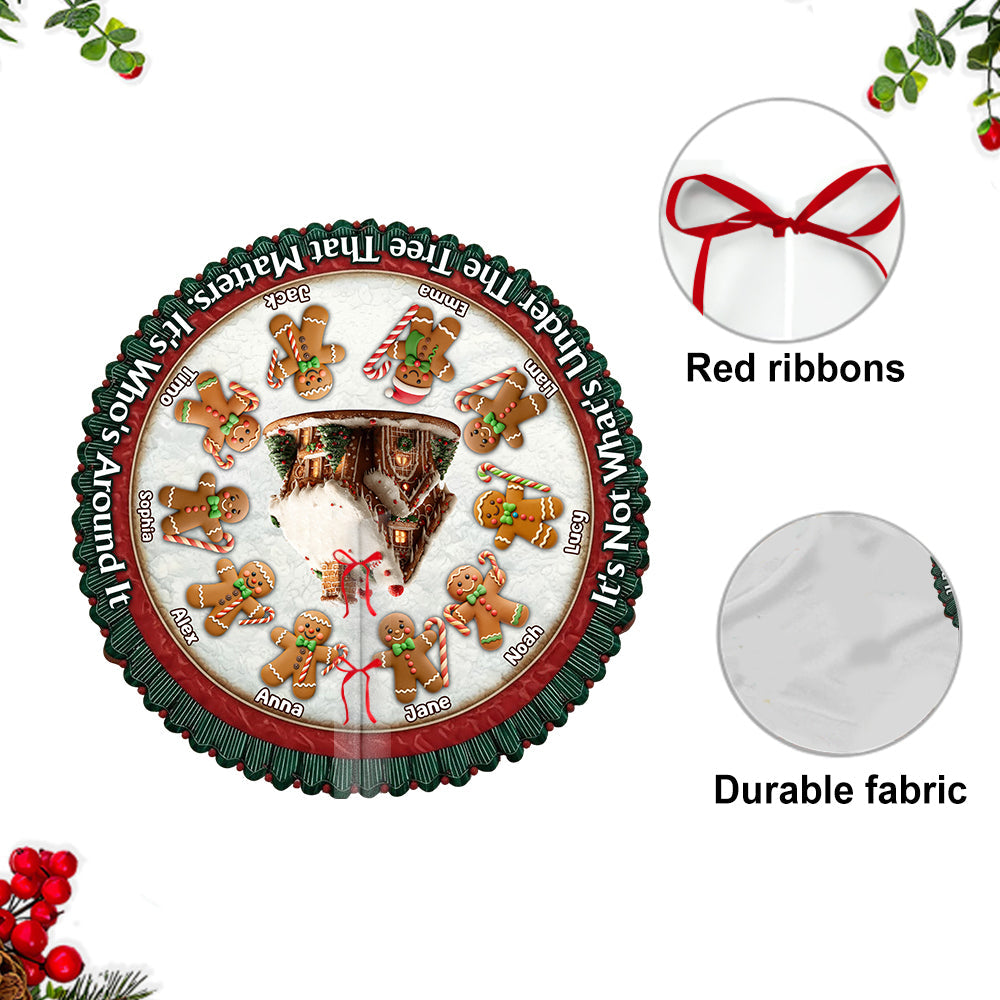 It's Not What's Under The Tree That Matters - Personalized Family Shaped Tree Skirt