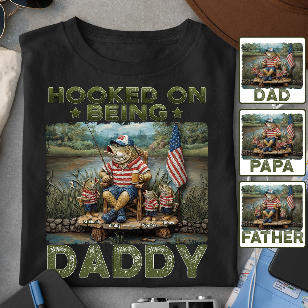 Reel Cool Dad - Personalized Father T-shirt & Hoodie