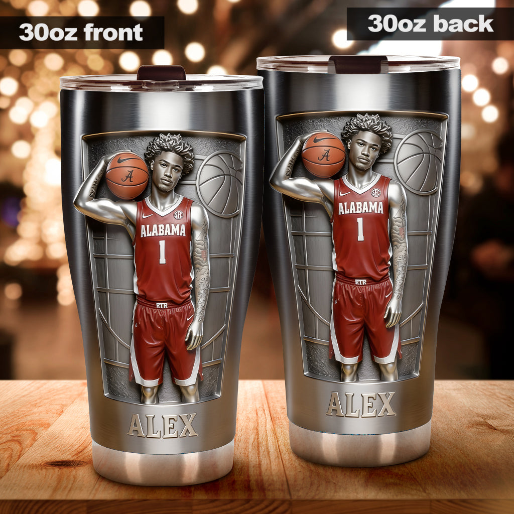 Custom From Any Photo - Personalized Basketball Tumbler