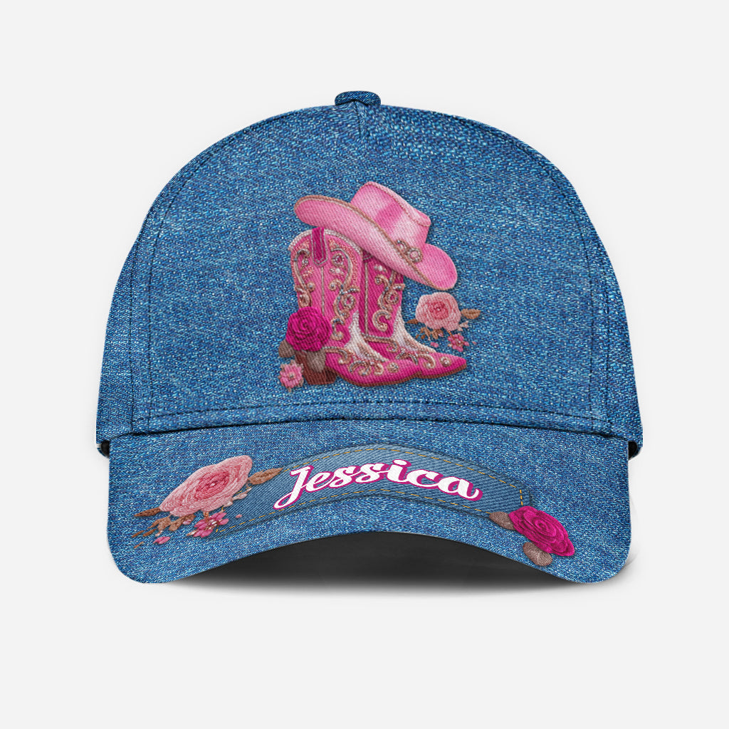 Cowgirl-Stiefel – Personalisierte Cowgirl-Klassiker-Kappe