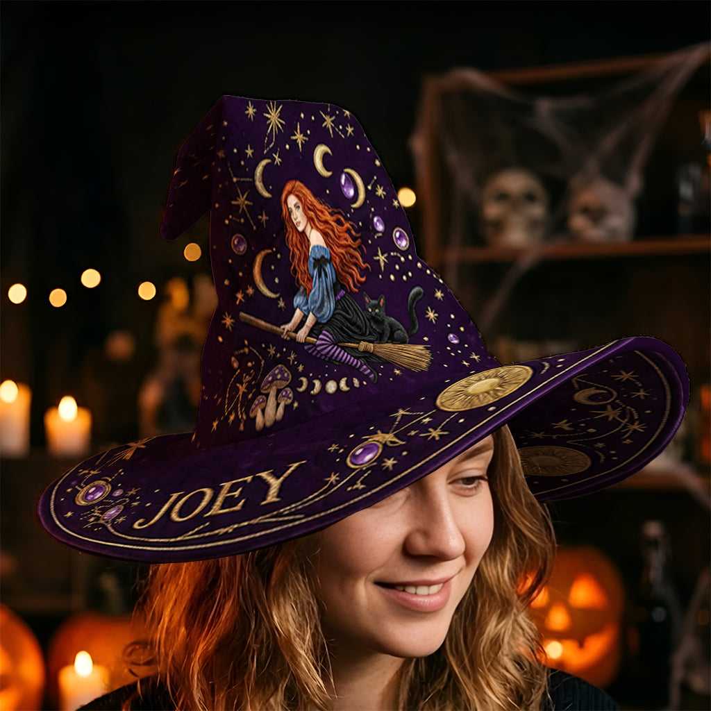 A Little Witchy - Personalized Witch Quilt Witch Hat