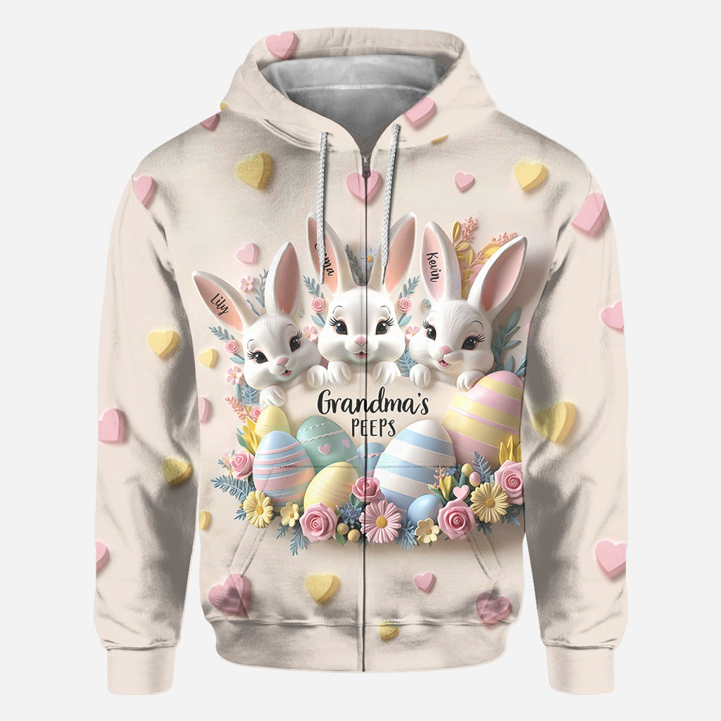 Omas Freunde – Personalisiertes Oma-Allover-Shirt