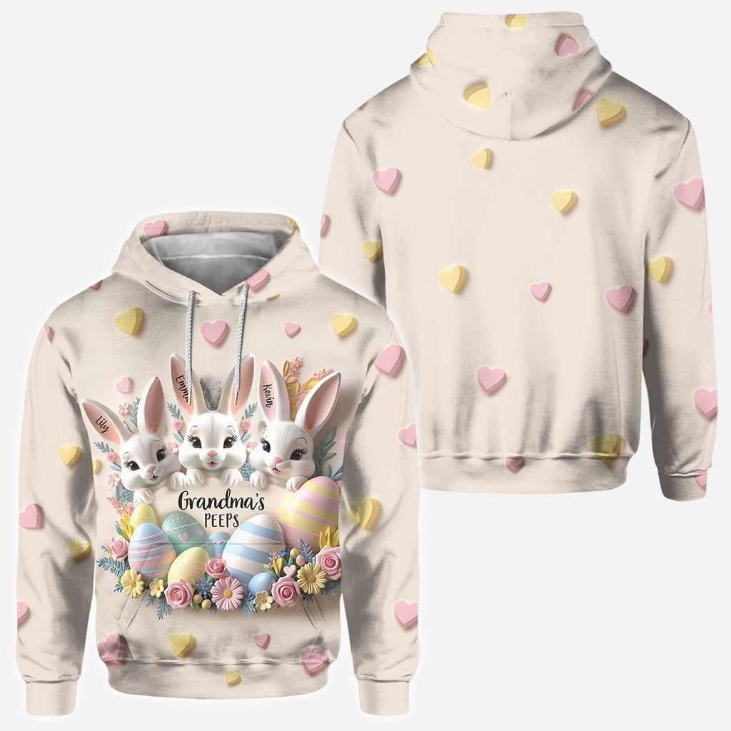 Omas Freunde – Personalisiertes Oma-Allover-Shirt