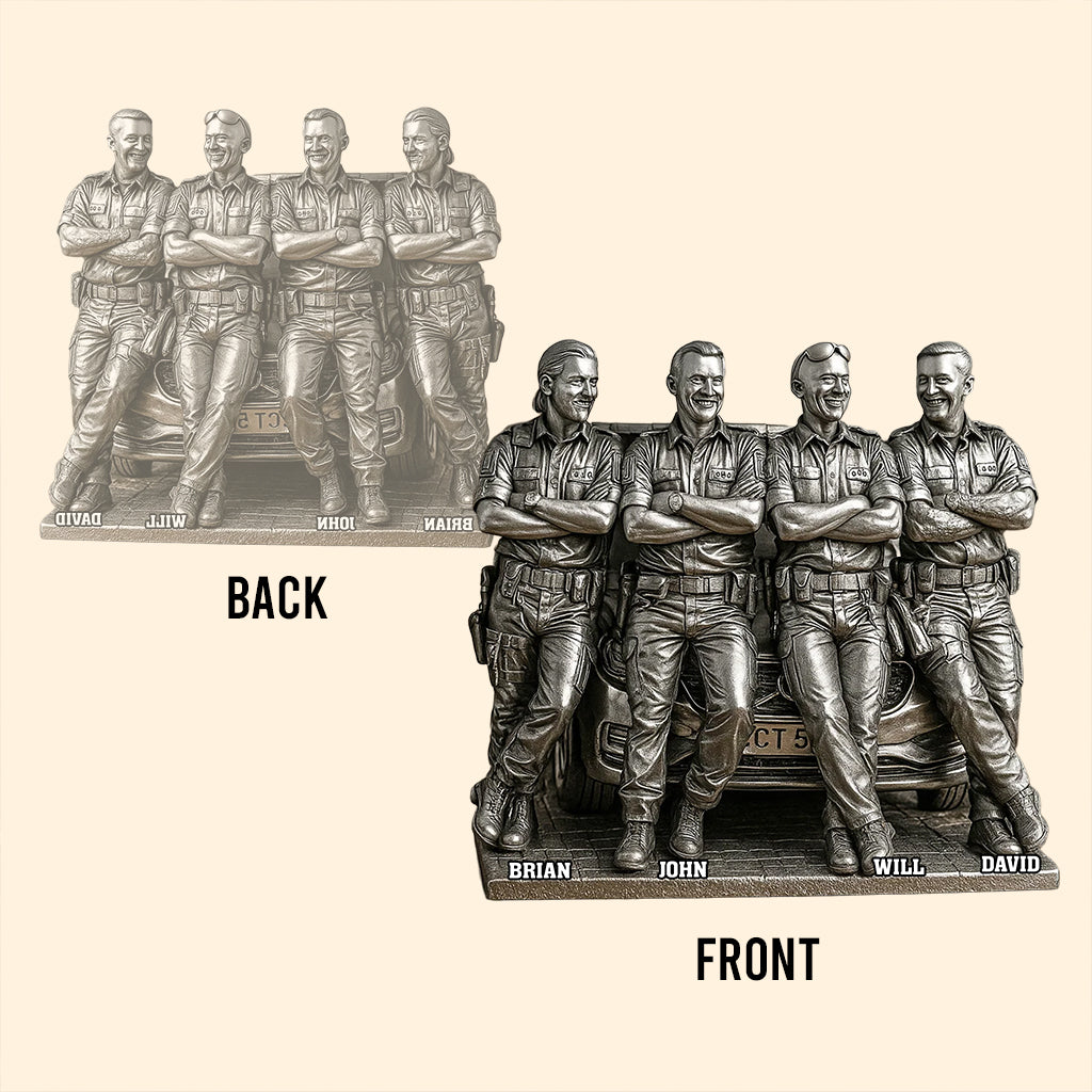 Any Photo - Personalized Police Officer Custom Shaped Acrylic Plaque