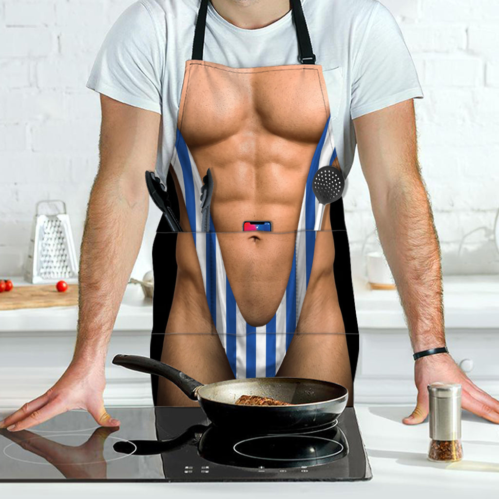 Lustiges Männergeschenk - Personalisierte Geburtstagsgeschenke für Ehemann, Sohn, Enkel, Bruder, Opa, Papa, dich selbst - Personalisierte Grillschürze mit Taschen