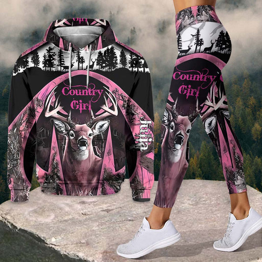 Country Girl - Personalized Hunting Hoodie and Leggings