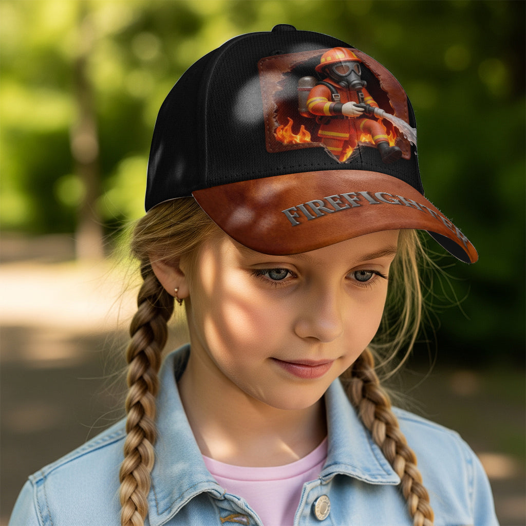 Cooler Feuerwehrmann – Personalisierte klassische Feuerwehrmütze