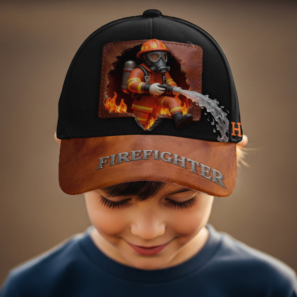 Cooler Feuerwehrmann – Personalisierte klassische Feuerwehrmütze