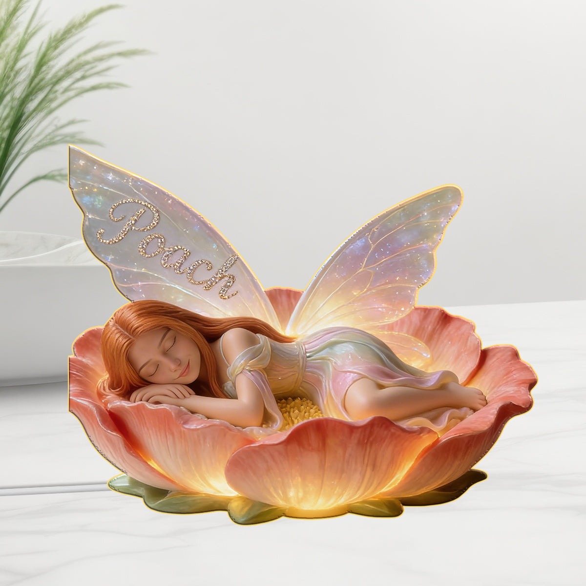 Birthmonth Flower Gift - Personalized Birth Month Flower Acrylic LED Night Light