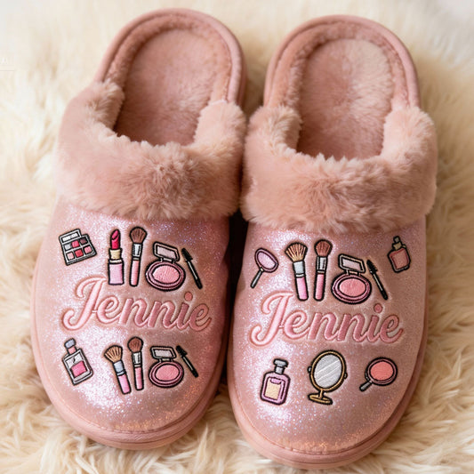 Love Makeup - Personalized Makeup Slippers