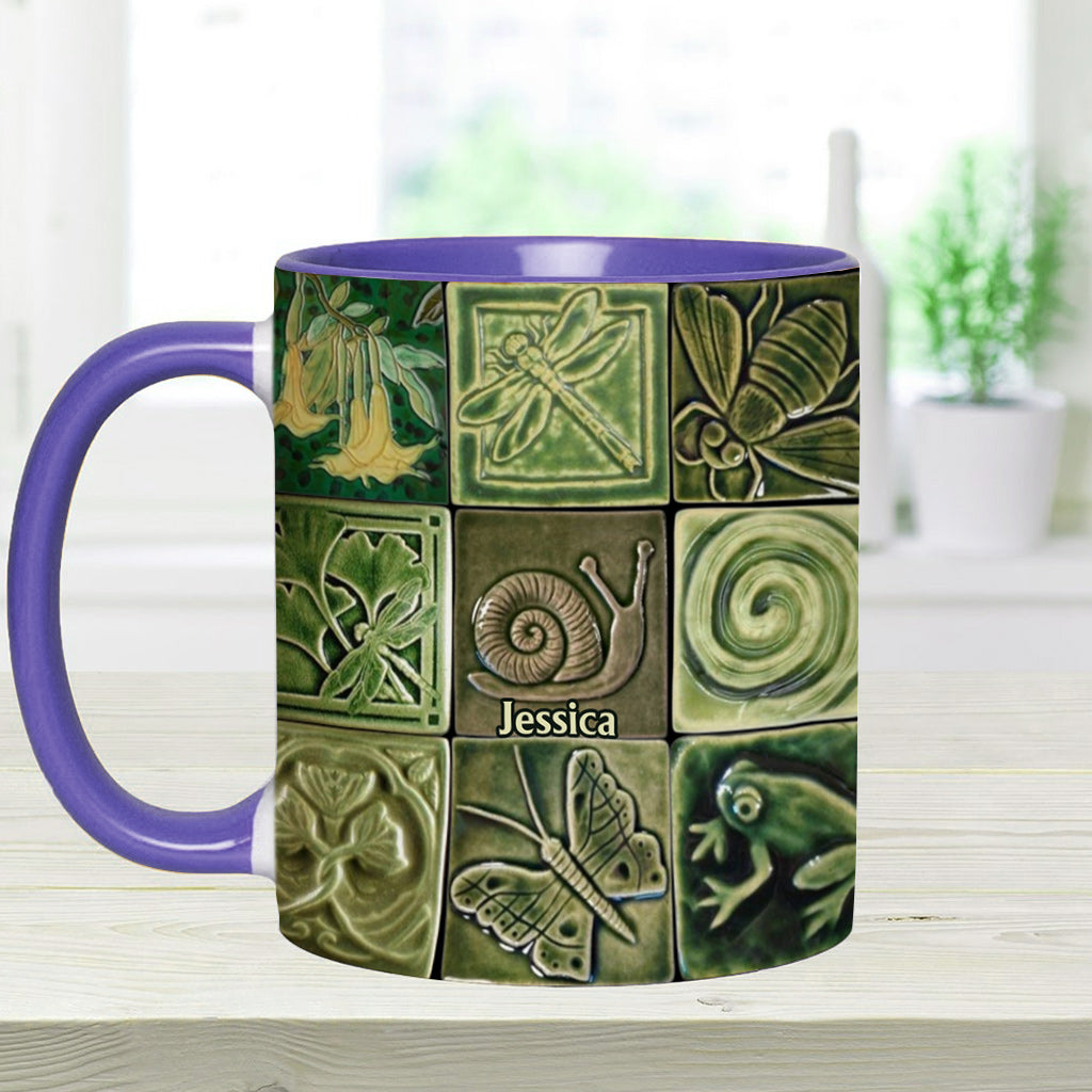 Love Gardening - Personalized Gardening Accent Mug