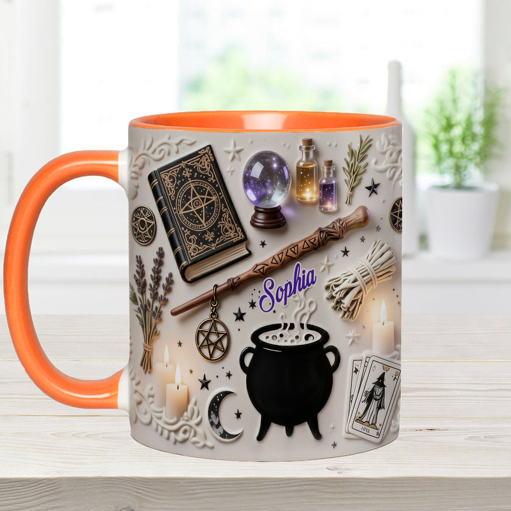 Witchcraft - Personalized Witch Accent Mug & Coaster