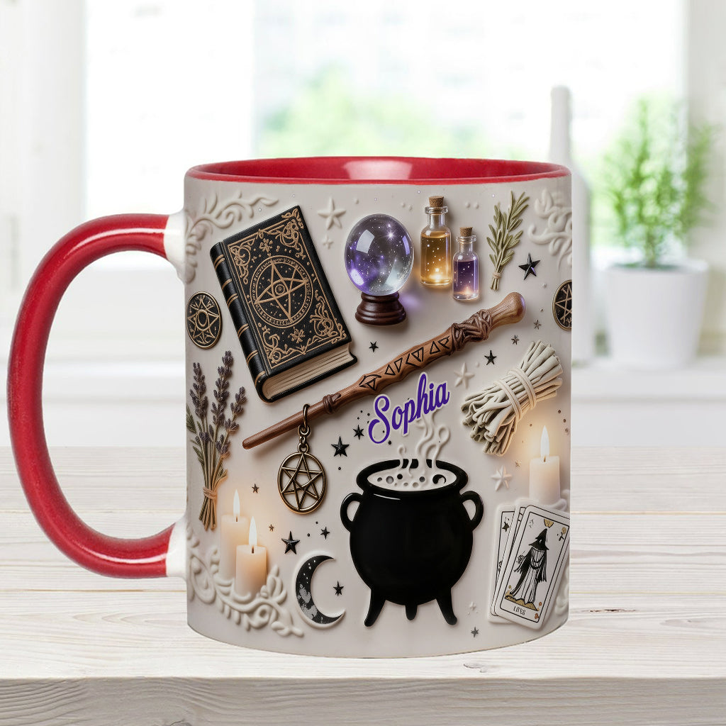 Witchcraft - Personalized Witch Accent Mug & Coaster